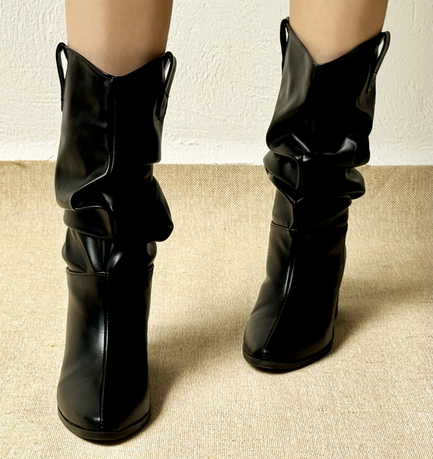 Mod 7799 Bota Slouchy Meztizo Negro
