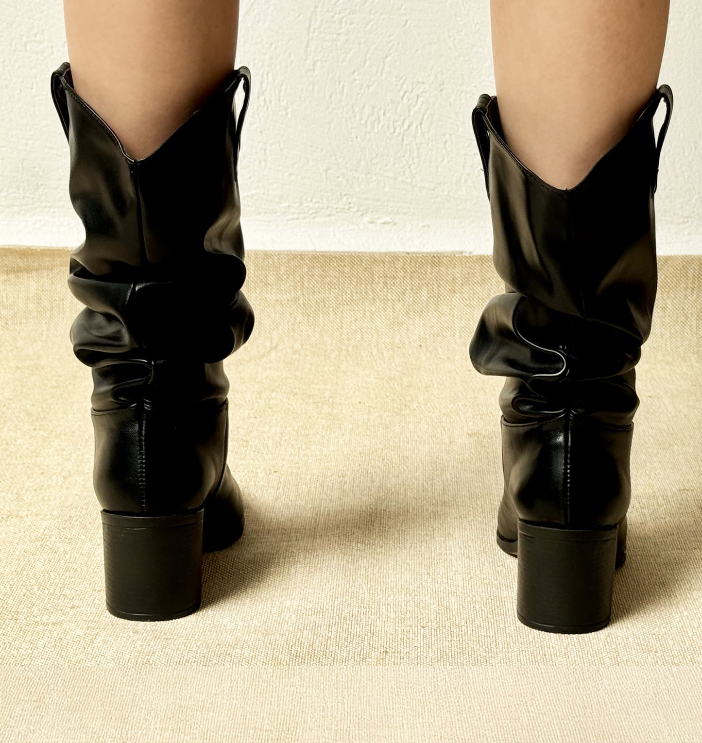 Mod 7799 Bota Slouchy Meztizo Negro