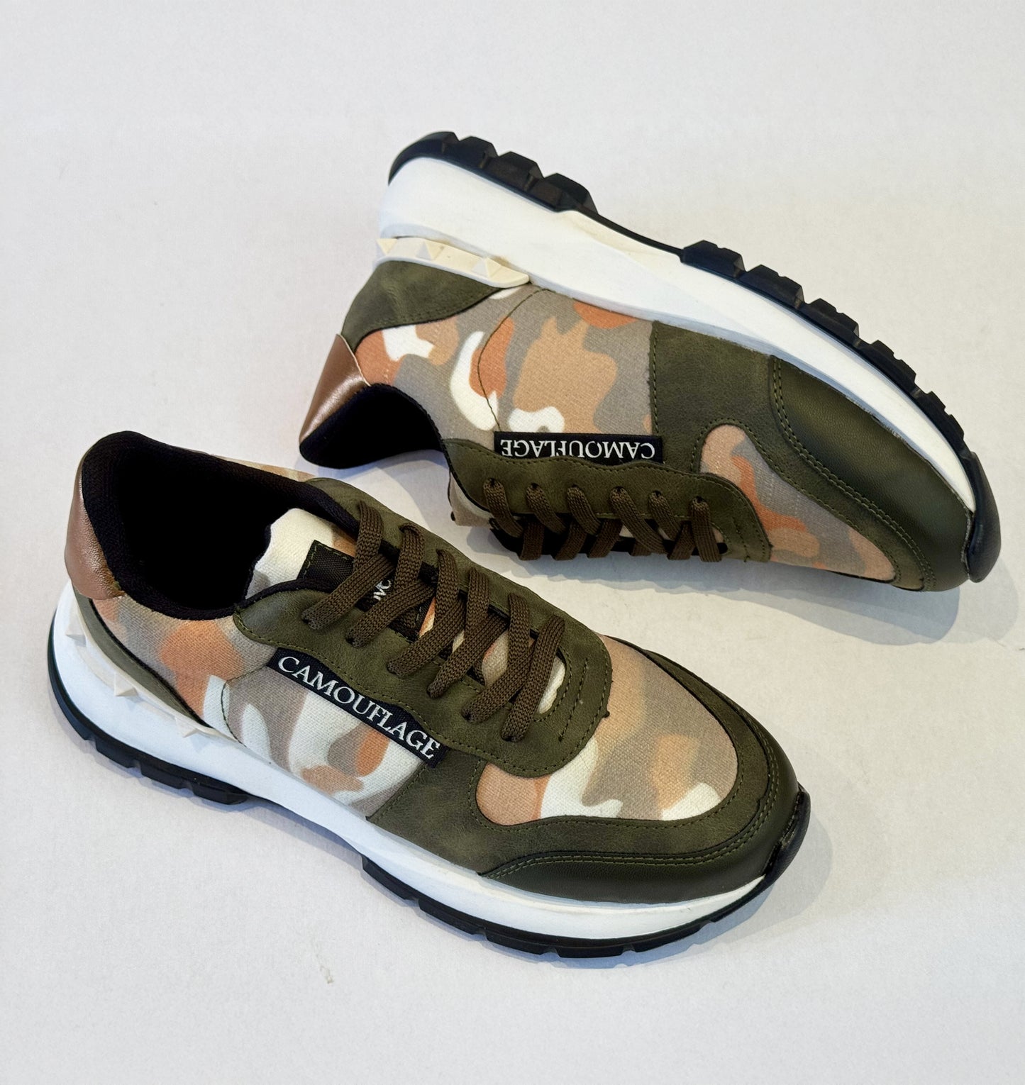 Tenis Mod 1111 Verde Camuflage