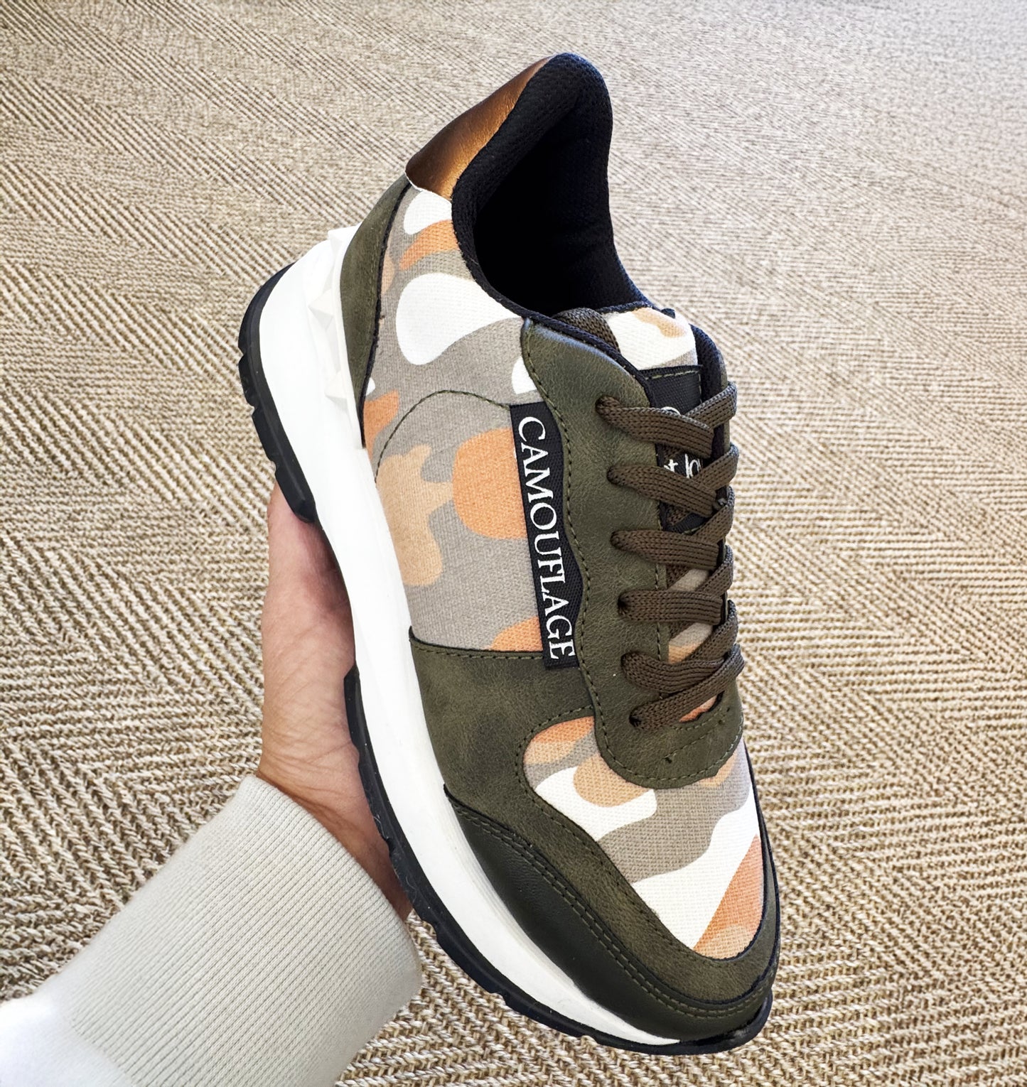 Tenis Mod 1111 Verde Camuflage
