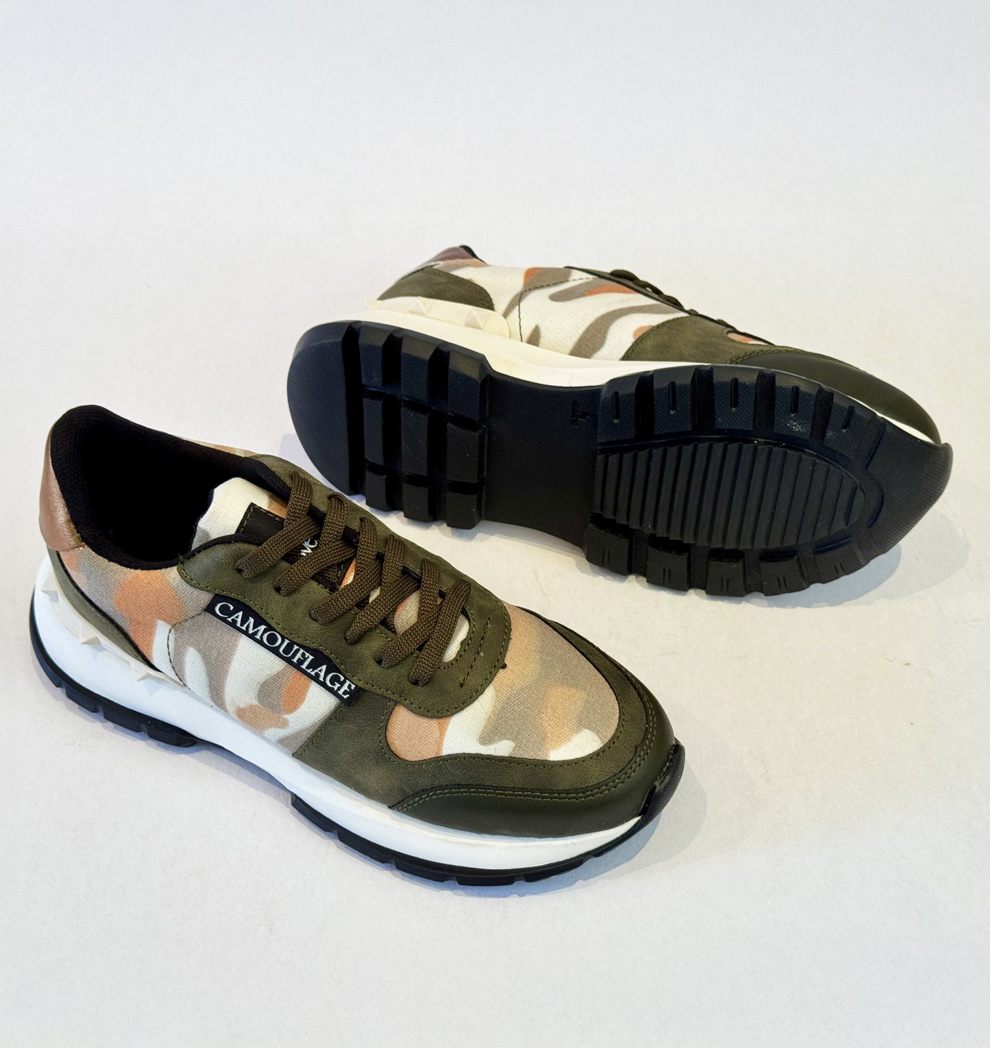 Tenis Mod 1111 Verde Camuflage
