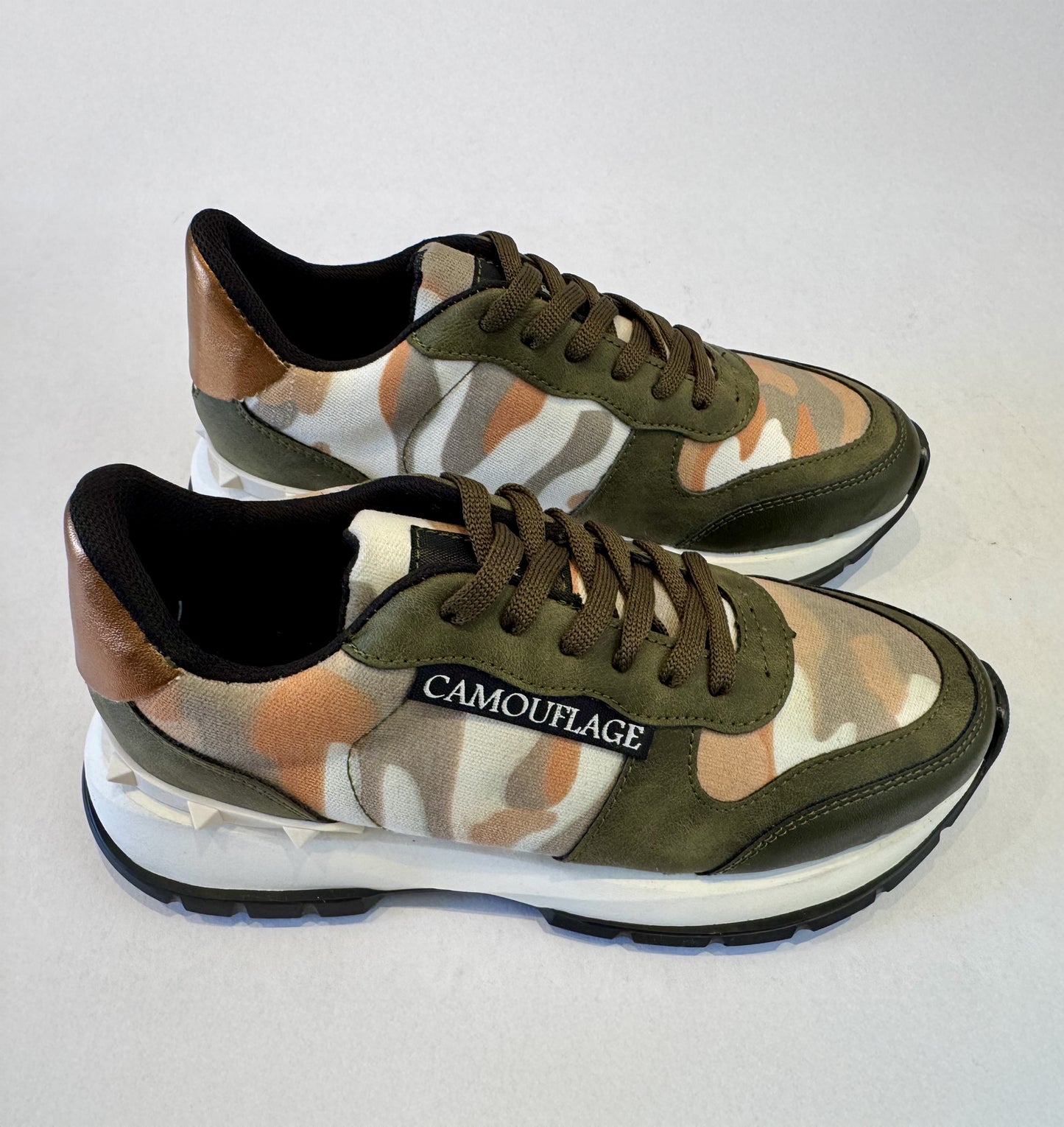 Tenis Mod 1111 Verde Camuflage